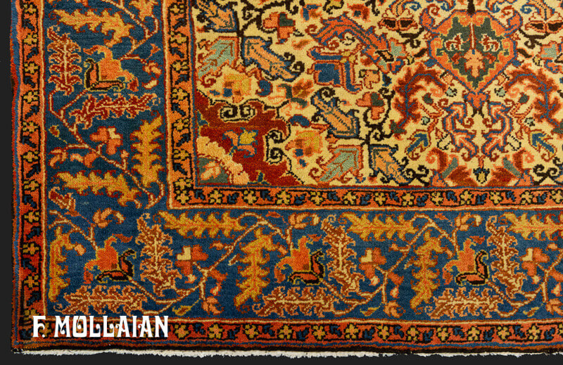 Antique Persian Heriz (heris) Rug n°:63444570